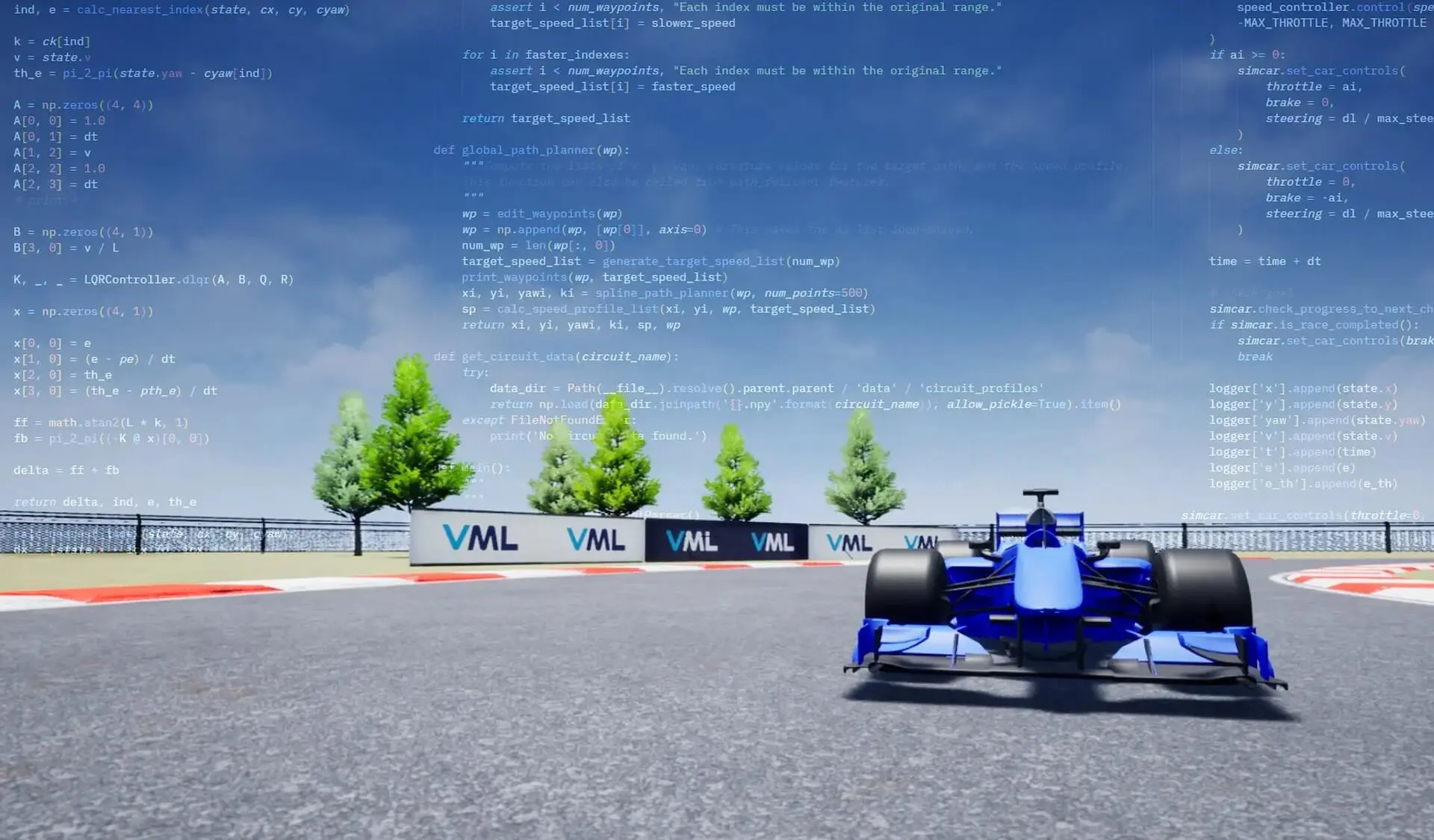 VMLシミュレーション基盤の走行映像